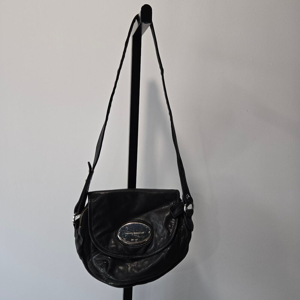 Armani Exchange Y2K Twee Crossbody Black Mini Messenger Bag Satchel‎ Purse